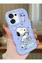 Oppo A6 Pro 5g Compatible Case Camera Protector Blue Silicone Couple Phone Case Line Pattern
