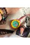 Vintage Hanging Bag Clock Stylishly Designed Bag Ornament Decorative Accessory - 4