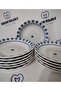 Porcelain Plate 12 Pieces 17 cm (Small) Deep Plate (2 Fork Gifted) - 3