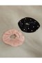 Women Assorted Embellished Scrunchies 2 Piece Set - 2