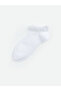 Alita City Lcw Kids White Patterned Girls' Booties Socks with a Difference - 2
