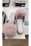 Powder Goose Feather Heelless Women's Slippers 615 - 2