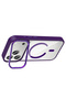 iPhone 17 Pro Max Case with Camera Stand Magsafe Supported Transparent Back Silicone Brsa - 6