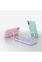 Galaxy A07 Case with 360 Degree Rotating Stand Magsafe Camera Lens Protection Silicone Senk - 2