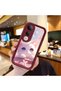 Vivo V50 Lite Compatible Case Camera Protector Claret Red Silicone Couple Phone Case Cat Pattern