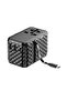 GaN 20W PD Universal Adapter with Retractable Type-C Cable, Simultaneous Charging, Includes Spare Fuse, Built-In Safeguard - Black - 2