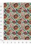 100% Cotton Satin Fabric 100X155 cm Fuchsia Green Floral Patterned Decorative Patchwork Fabric - 4
