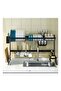 Dish Drying Rack Drainer Shelf For Kitchen Supplies Storage Counter Organiser Utensils Holder Rack Over Sink - 3