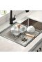 Black Stainless Steel Foldable Dish Drying Rack Space Saving No Install Kitchen Organizer - 4