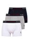 3-Piece Battal Men's Boxer Set, Us Polo Printed and Logoed, Cotton & Lycra - 2
