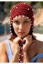 Pearl Dream Bonnet – Hand-Knitted Bohemian Hat with Pearl Detail - 3