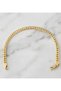 Steel Italian Ezze Gourmet Bracelet 5 mm Gold Color |   Anti-Tarnish, Women'S, 2 Years Warranty - 3