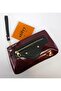 Coffee-Black Shiny Women's Handbag - 2