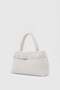 Amor Buckle Detailed Shoulder Bag Cream - 4