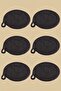 Anthracite Set of 6 Coasters - 4