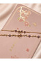 Purple Ribbon Set-Purple Ribbon Necklace and Bracelet Set - 4