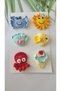 Baby Gift Pinterest Combinations Hairless Baby Hair Clips 6-Piece Mixed Sets Handmade Knitted Organic Baby Hair Accessories - 3