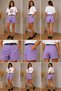 Women's City-Style Casual Shorts/Double-Pocketed 43cm Length - 5