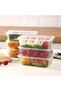 10Pcs Food Storage Box, Plastic Kitchen Storage Containers with Lids - Microwave, Freezer & Dishwasher Safe - Ideal for Meal Prep & Takeaway(17.5X12X5.5 CM) - 4