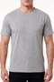 Unisex Gray Crew Neck Oversize T-Shirt - Basic Loose Fit Casual T-Shirt