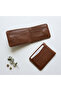 100% Genuine Leather Horizontal Model Men's Magnetic Closure Credit Card Holder Wallet - 2