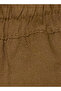 WRAP NATURAL BLEND WIDE LEG PANTS - 2