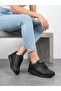 Women's Black Sneaker Ultra Light Orthopedic Sole Walking Shoes - 2