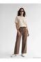 Crew Neck Openwork Women's Knitwear Sweater (W6) - 2