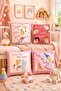 Preses Ducks Patterned 4-Piece Children's and Baby Pillowcase Set