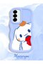 Samsung Galaxy A36 5g Compatible Case Camera Protector Blue Silicone Couple Phone Case Stripe Pattern - 2