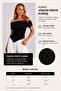 Women's Boat Neck Draped Front Asymmetrical Cut Drawstring Detailed Comfortable Fit Stretchy Fabric Blouse - 6