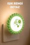 Flower Figured Night Light with On/Off Button Corridor Hall Light Sleep Light Green Gc09 - 3