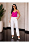 Chain-Strap V-Neck Satin Cami Top