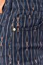 Women Slim Fit Allover Print Stretchable Jeans, Navy - 5