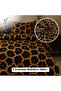 4 Piece Microfiber Bedding Set, 1 Printed Duvet Cover, 1 Fitted Sheet & 2 Pillow Covers - 4