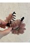 Premium Acrylic Bone Hairpin Buckle with Stone Zircon, Shiny and Durable, Automatic Clamping Hair Accessory - 2