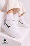 Women's Trend Cherry Embroidered Casual Sneaker with Embroidered Heart Detail Comfortable Daily Shoes