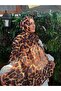 شال نسائي ناعم من القطن بنمط الفهد - 3