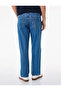 Baggy Jean Trousers with Cotton Pockets and Regular Waist - 4