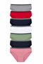 Women's Panties 7 Pack Lycra Cotton Mixcolor - 2