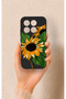 Mi 17 5g Compatible Sunflower Patterned Silicone Case