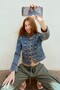 100% cotton buttoned denim jacket - 3