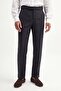 Black 100% Linen Pants with Buckle Detail