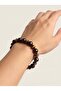 Lal Garnet - Hematite - Tiger's Eye Natural Stone Bracelet (10 mm) - 4