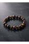 Lal Garnet - Hematite - Tiger's Eye Natural Stone Bracelet (10 mm)