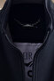 Black Stand Collar Sweat Suit Set Standard Fit Zipper Pocket Cotton Steel Interlock Fabric Men's Bottom Top Set - 3