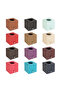 Napkin Holder, Boutique Tissue Box, Tissue Paper Storage Box, Vegan Leather, 13*13*13 Cm. Black - 6