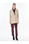 Single Button Basic Jacket Stone - 3