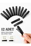 Buckle Metal Aluminum Hair Clips - Hairdresser Clips, Buckles, Makeup Hair Holders 12 Pieces - 2
