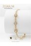 Premium Women's Waterway Steel Bracelet with Zircon Stones